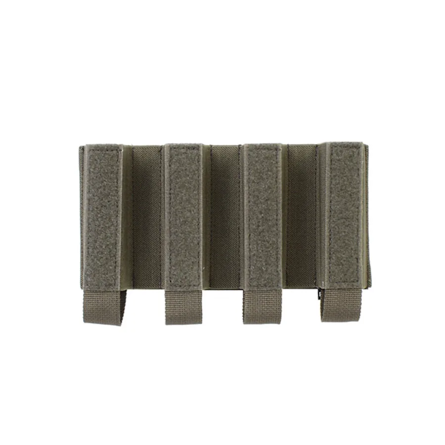 Bolsa de revista separada de código pequeño cuádruple de 9MM táctica MOLLE MP5 ARP9 MP9 - imagen 2