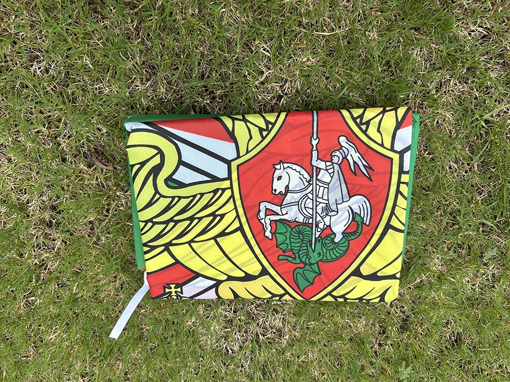 Bandera de SKY 90x150CM, banderas rusas de separación de fronteras Nikelsk, banderas de guardia de tropas fronterizas del límite militar del ejército de Rusia - imagen 5