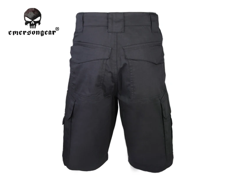 Emersongear: Pantalones cortos tácticos para exteriores, para todo tipo de clima, estilo militar, negro, em7028 - imagen 2