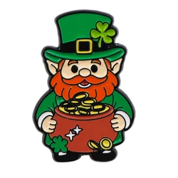Pin esmaltado San Patricio – Insignia metálica para solapa o mochila