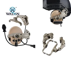 WADSN Adaptador riel Picatinny auriculares tácticos