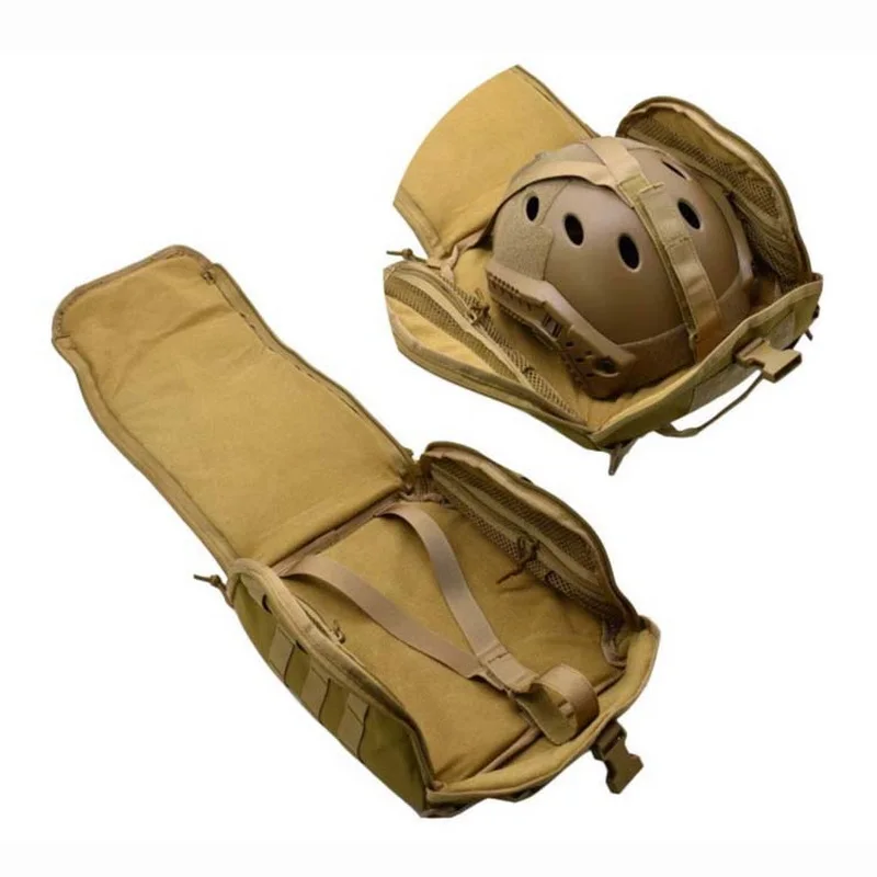 Bolsa para casco táctico al aire libre con montaje MOLLE, bolsa para máscara de gas, respirador rápido, bolsa para casco Wendy, herramientas - imagen 3