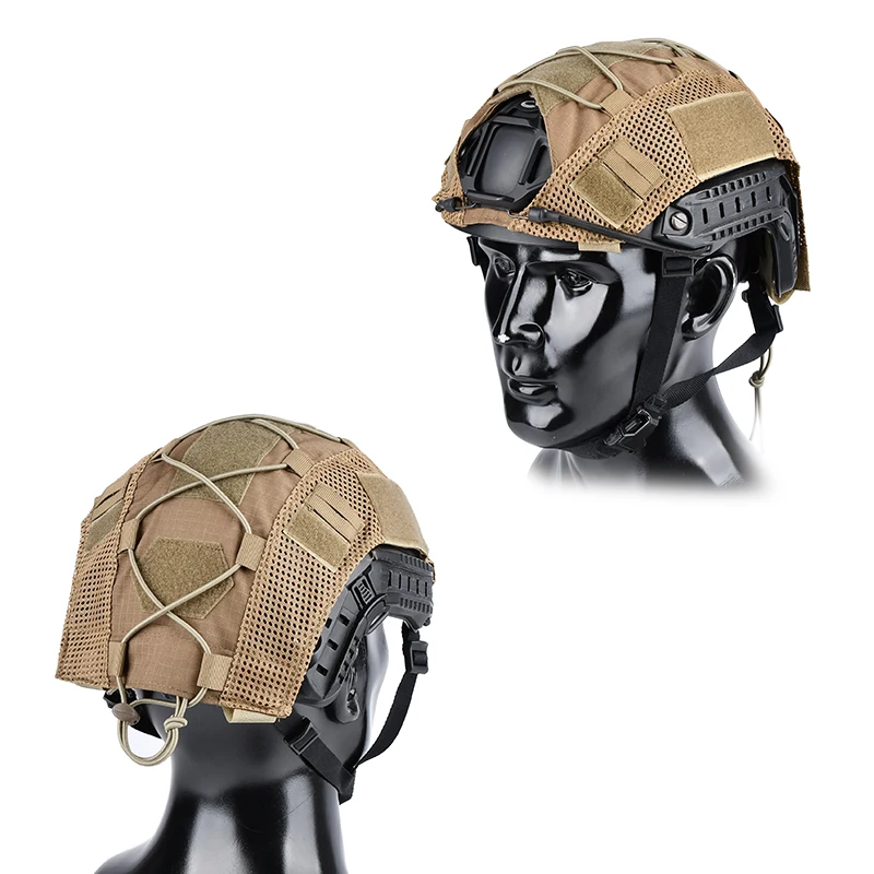 Funda rápida para casco WADSN, MH PJ BJ OPS Core, casco militar de malla transpirable, funda para casco de caza táctica adecuada para casco rápido - imagen 4
