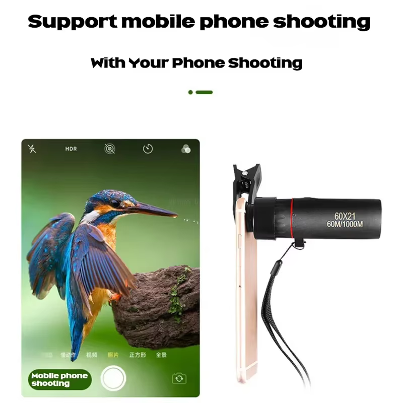 Monocular HD para móvil con soporte portátil – Caza y avistamiento aves - imagen 4