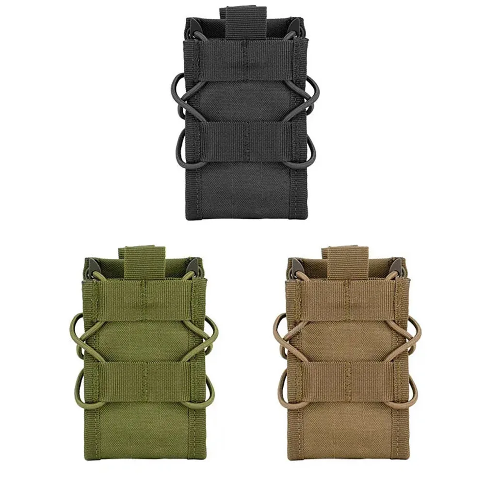 Bolsa táctica para revistas Molle 7,62 5,56, bolsas magnéticas de velocidad rápida para.223 5,56 KRYDEX Molle, bolsa para revistas individual/doble/Triple - imagen 5