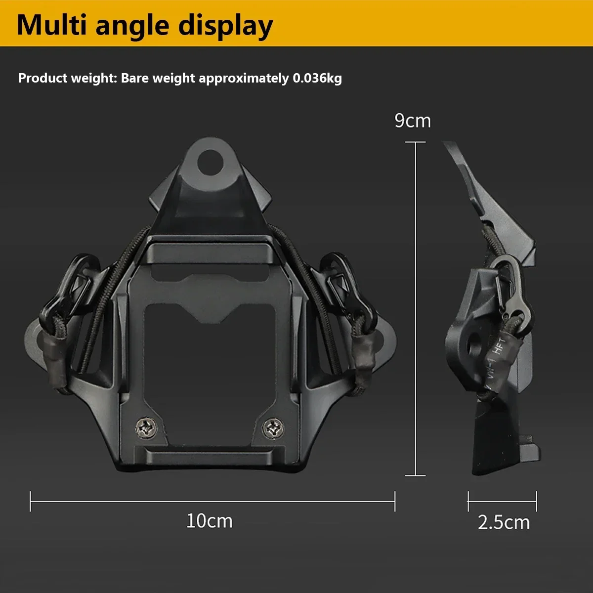 Nuevo casco táctico VAS Shroud adaptador de montaje NVG de tres agujeros para FAST MICH AF Wendy accesorios de casco accesorios de soporte - imagen 2