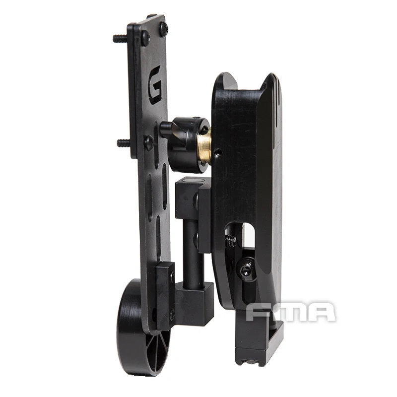 Soporte de cinturón de pieza de aluminio IPSC modelo BK, caza táctica velocidad de disparo CNC aluminio Ghost One S Style funda de carrera - imagen 2