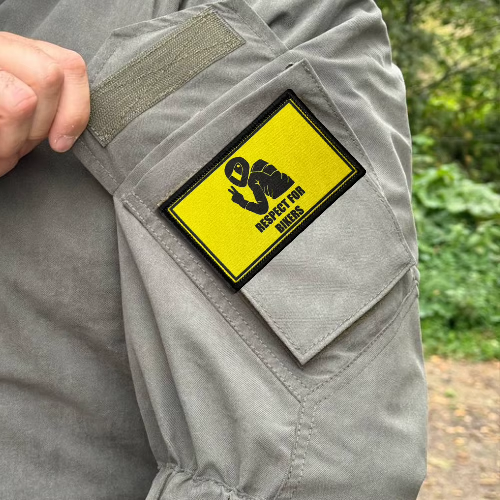 Parche táctico de velcro – RESPECT VOOR FIETSERS - imagen 5