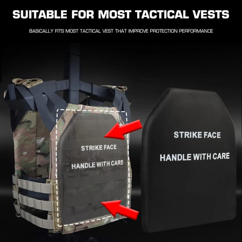 Chaleco táctico JPC CPC, portador de placa, paneles de inserción EVA, almohadillas de bolsa lateral, chalecos de Paintball Airsoft de 6x6 ", placas de choque a prueba de golpes, 2 uds. - imagen 5