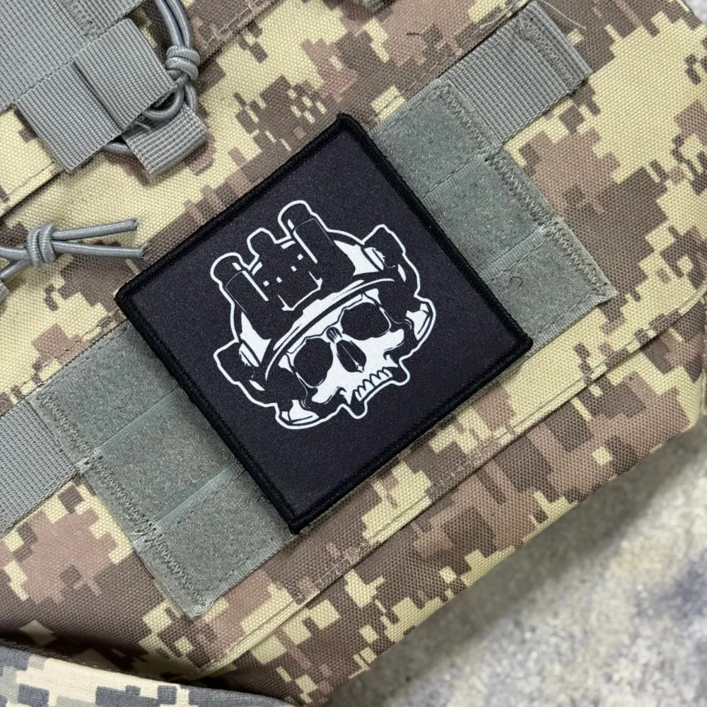 Parche táctico calavera NVG GPNVG-18 visión nocturna con velcro