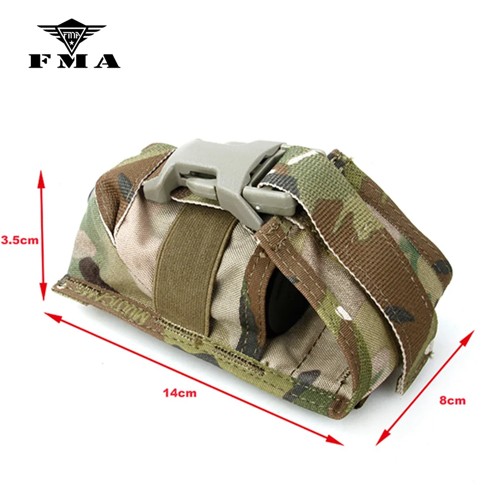 FMA Tactical Airsoft 330 Cag Special Smoke Bomb, bolsa para revistas, serie chaleco Molle - imagen 4