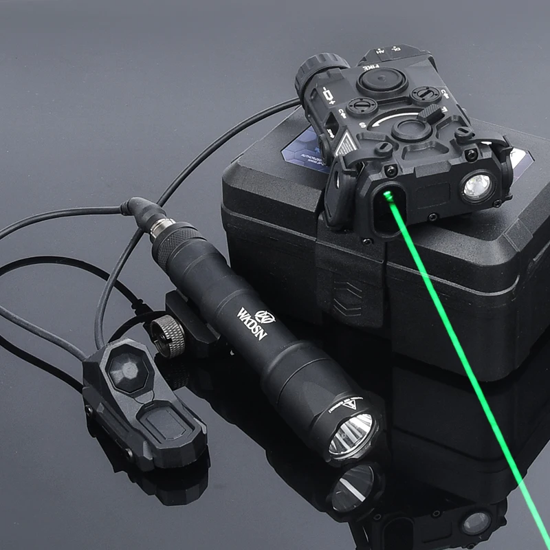 Linterna láser Airsoft Eotec OGL IR M300 M600 Surefir arma de caza Scout luz Ogl rojo verde azul punto indicador de puntería Axon - imagen 3
