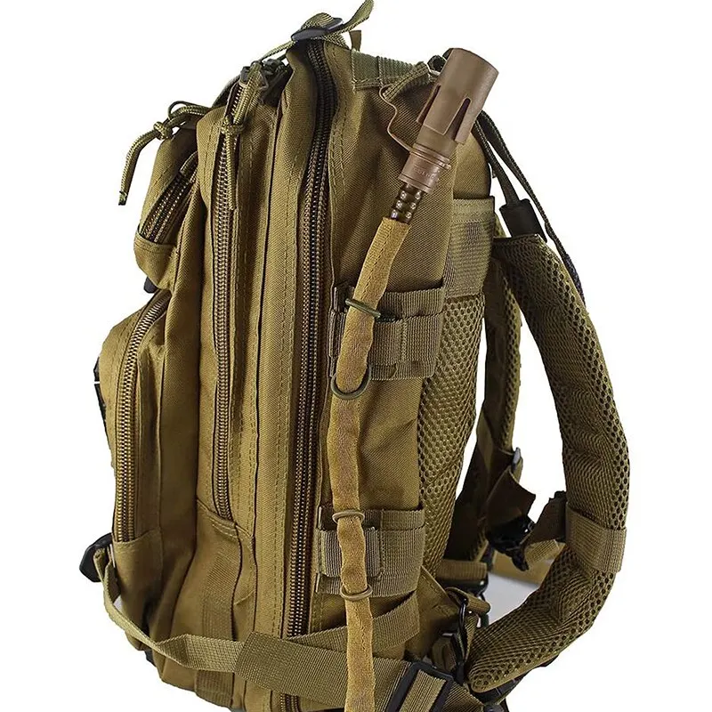 Mochila de nailon para exteriores, accesorios de equipo, sujetador de 10 piezas, verde militar táctica retenedor de encuadernación, hebilla de cinta Molle elástica - imagen 5
