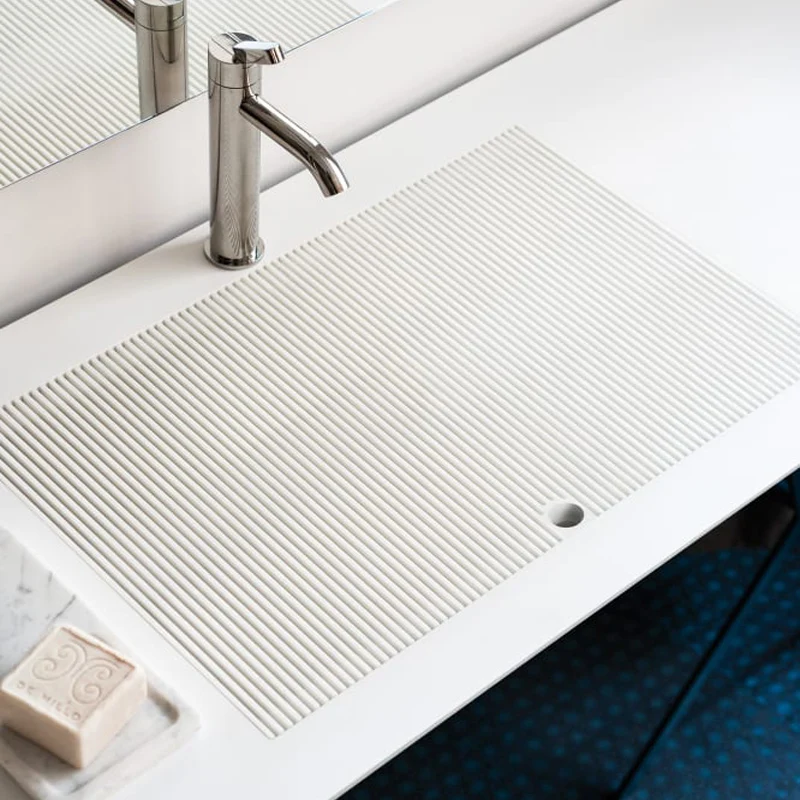 DuPont Corinne lavabo integrado, encimera, combinación de armario de baño, lavabo debajo de la Mesa - imagen 5