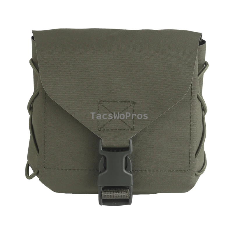 Tactical Molle Pouch Adjust Elastic Ropes 5.56 7.62 40mm Shooting Rifles Magazien Pouches Hunting Vest Chest Rig Admin Sub Pouch - imagen 2