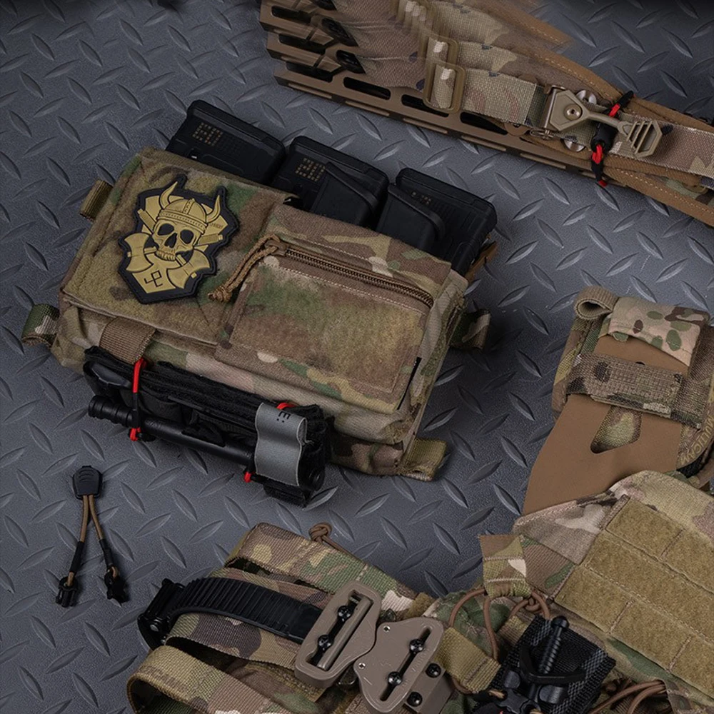 Táctico 3 unids/set cuerda de fijación multiusos Molle engranaje organizar cordón elástico herramienta de caza al aire libre Camping guantes Clip hebilla