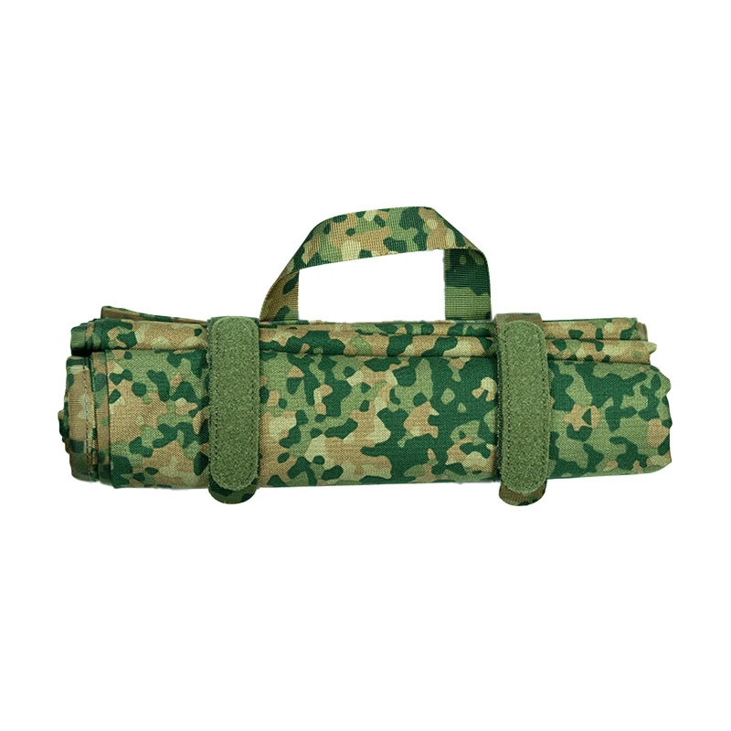 Camuflaje holandés plegable ignífugo para una sola persona, impermeable, a prueba de humedad, adhesivo para arañazos, alfombrilla para césped para acampar al aire libre - imagen 4