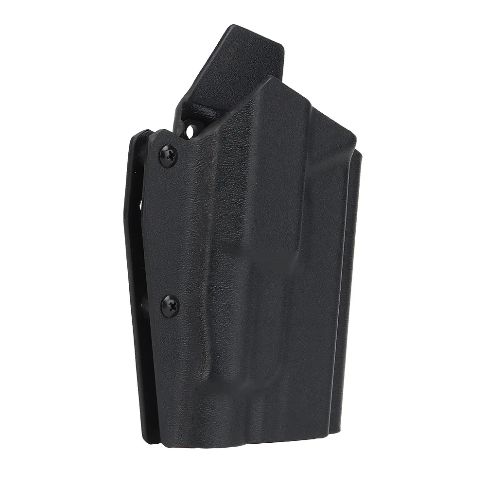 Funda para pistola Glock17 con soporte para linterna TLR-1, funda Kydex para G17/G19/G19x, adaptador de hebilla de liberación rápida, funda de cintura - imagen 3
