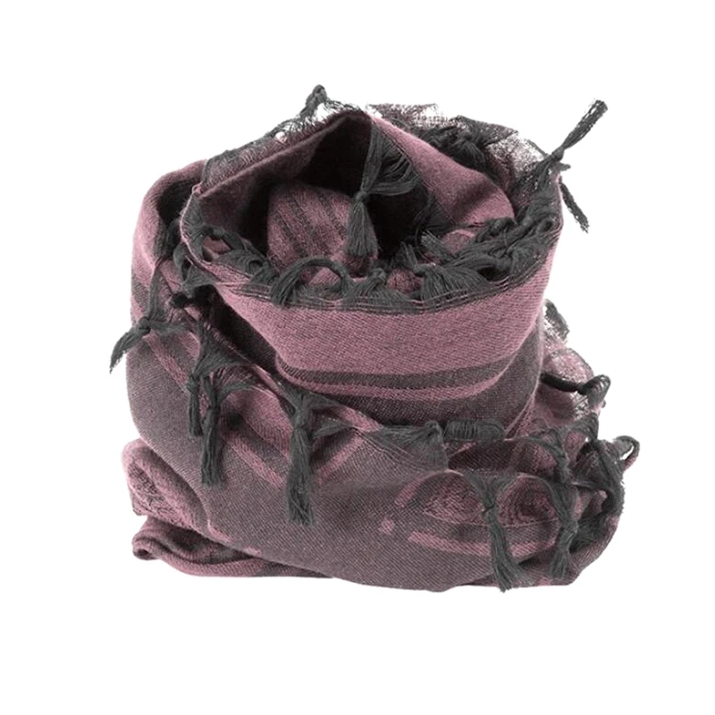 Bufanda táctica con chal para el desierto, cubierta cálida a prueba de viento para acampar al aire libre, bufanda fina de algodón para hombres y mujeres - imagen 3