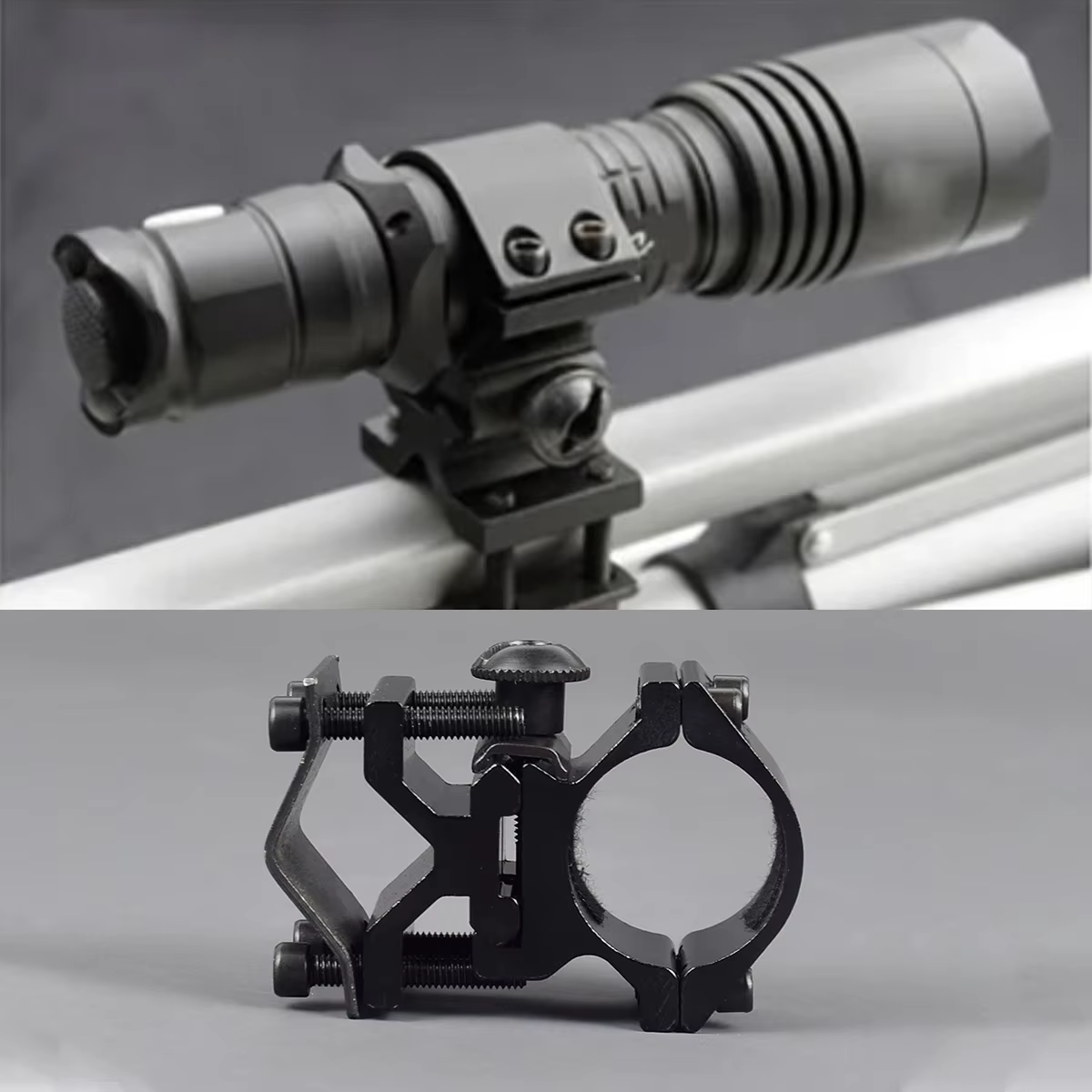 Soporte táctico linterna universal – Abrazadera metálica AR-15 - imagen 2