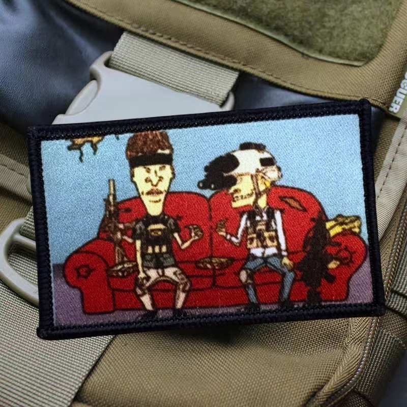 Parche con estampado de soldado, insignia de moral táctica militar, gancho y bucle, mochila, sombreros, parches adhesivos decorativos para ropa