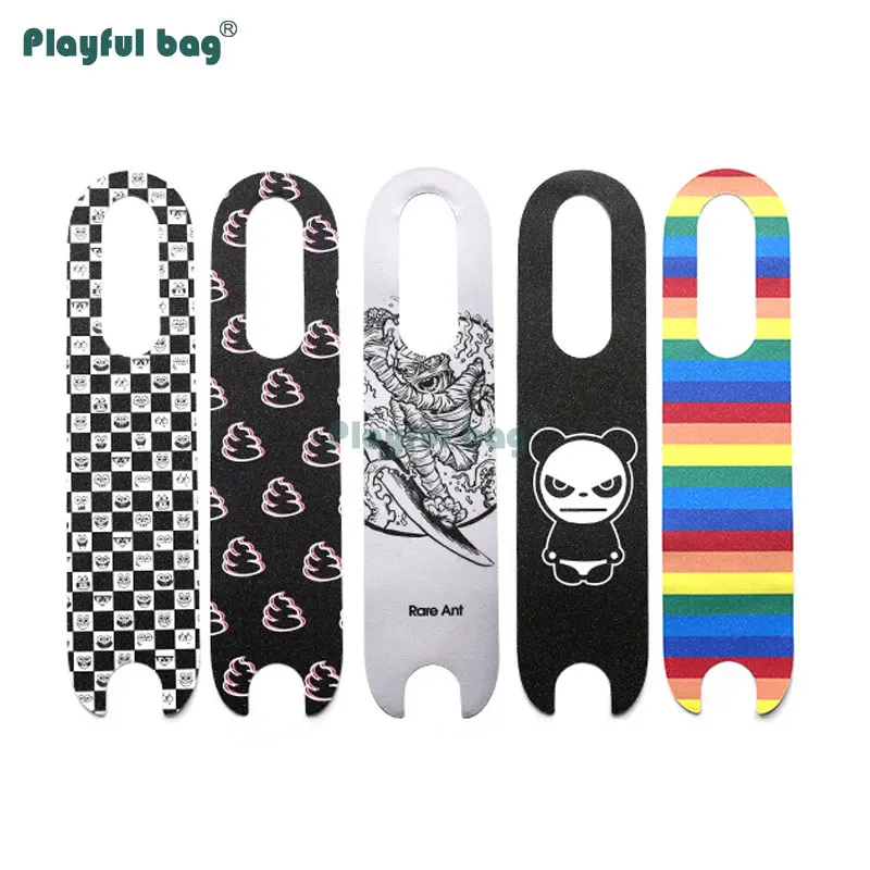 Papel de lija antideslizante para patinete eléctrico, pegatina decorativa resistente al desgaste, accesorio para scooter AMB223 - imagen 5