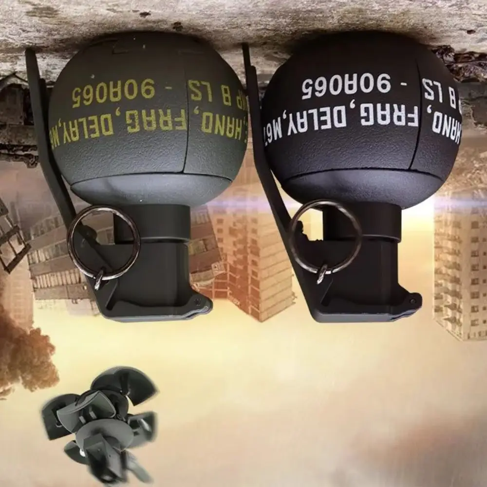 FSpring-granadas de impacto alimentadas, plástico táctico M67, juguetes de granadas de mano, modelo para Airsoft, Paintball, juego CS, accesorio de juego de rol - imagen 2
