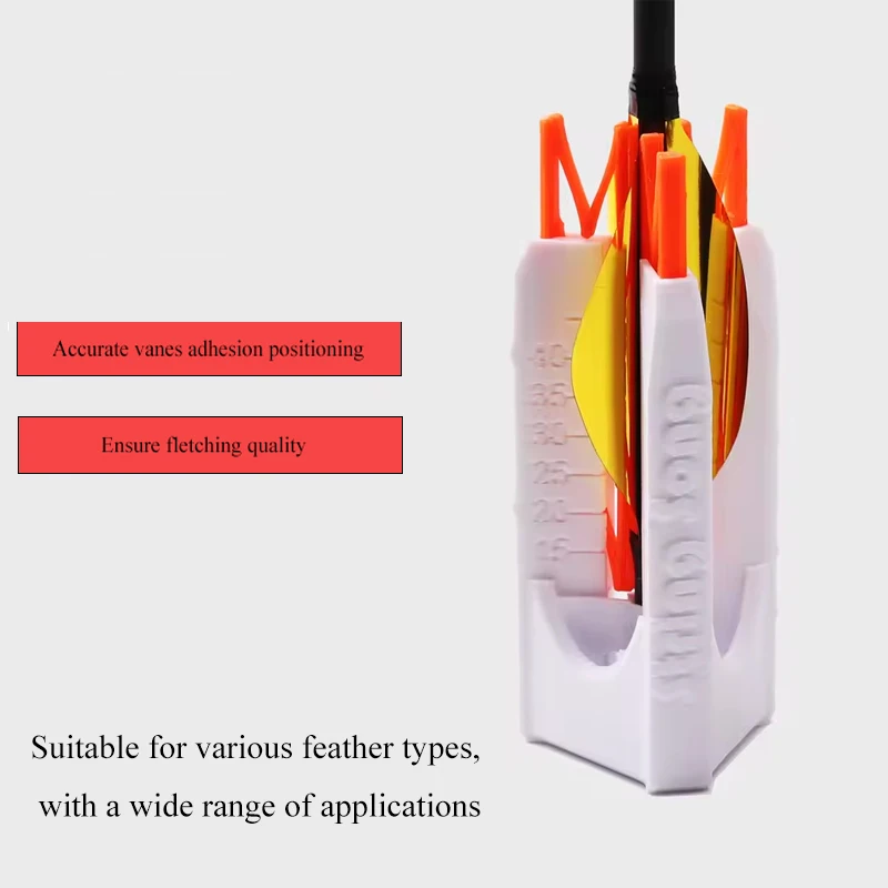 Plantilla de flecha en espiral de tiro con arco Linkboy para herramienta de tiro de paleta de flecha de arco recurvo/compuesto - imagen 3