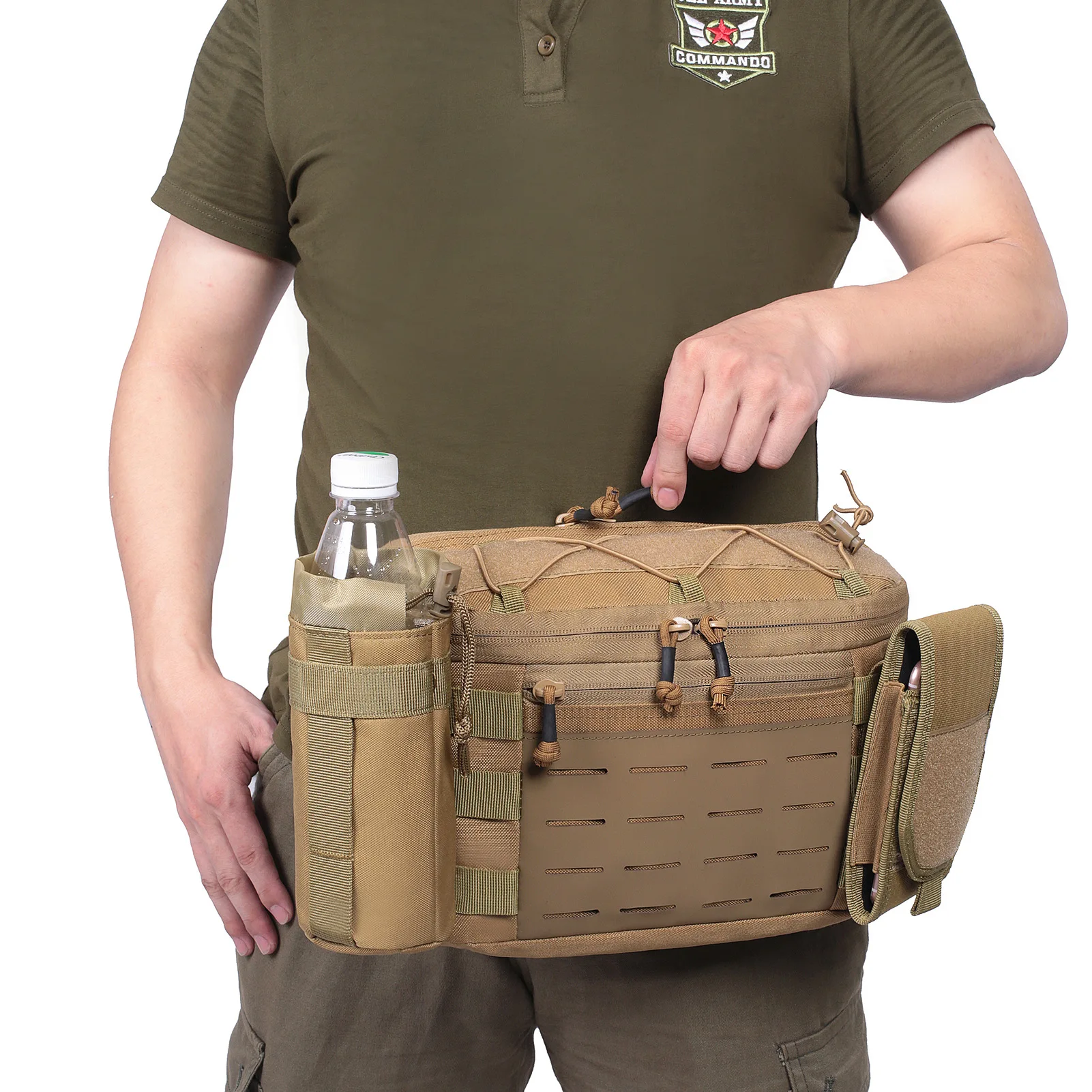 Bolso de hombro táctico para pistola, bolsa de pecho militar al aire libre, paquete divertido, accesorios de caza y Camping, bolsa de herramientas - imagen 5