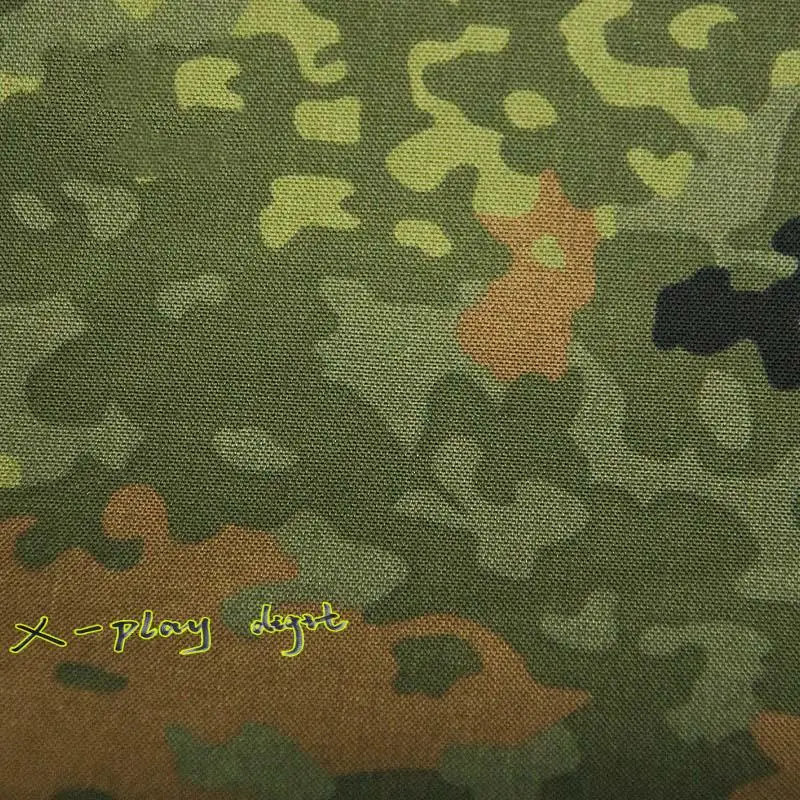 Bolsa táctica impermeable nailon 500D camuflaje Flecktarn - imagen 2