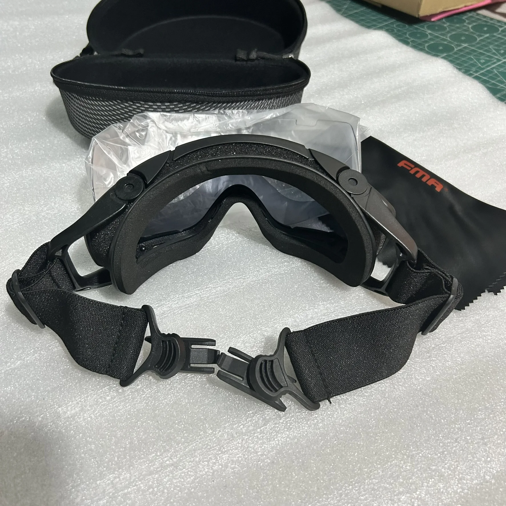 FMA Gafas balísticas Versión de montaje en casco Gafas deportivas a prueba de polvo al aire libre a prueba de viento - imagen 2