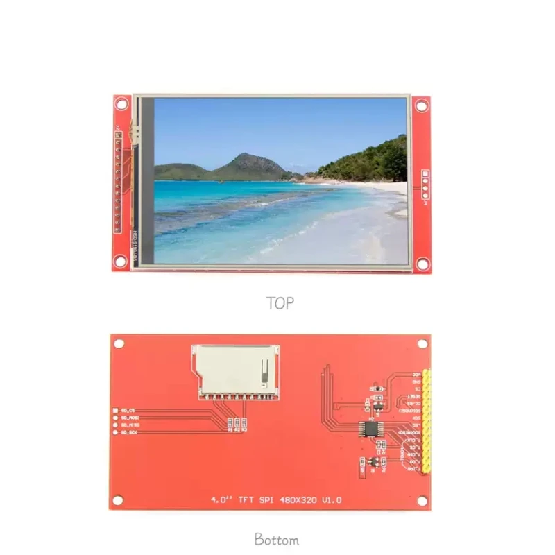 Módulo de pantalla táctil LCD con puerto serie SPI de 4,0 pulgadas, módulo de pantalla TFT 480*320 ST7796S - imagen 4