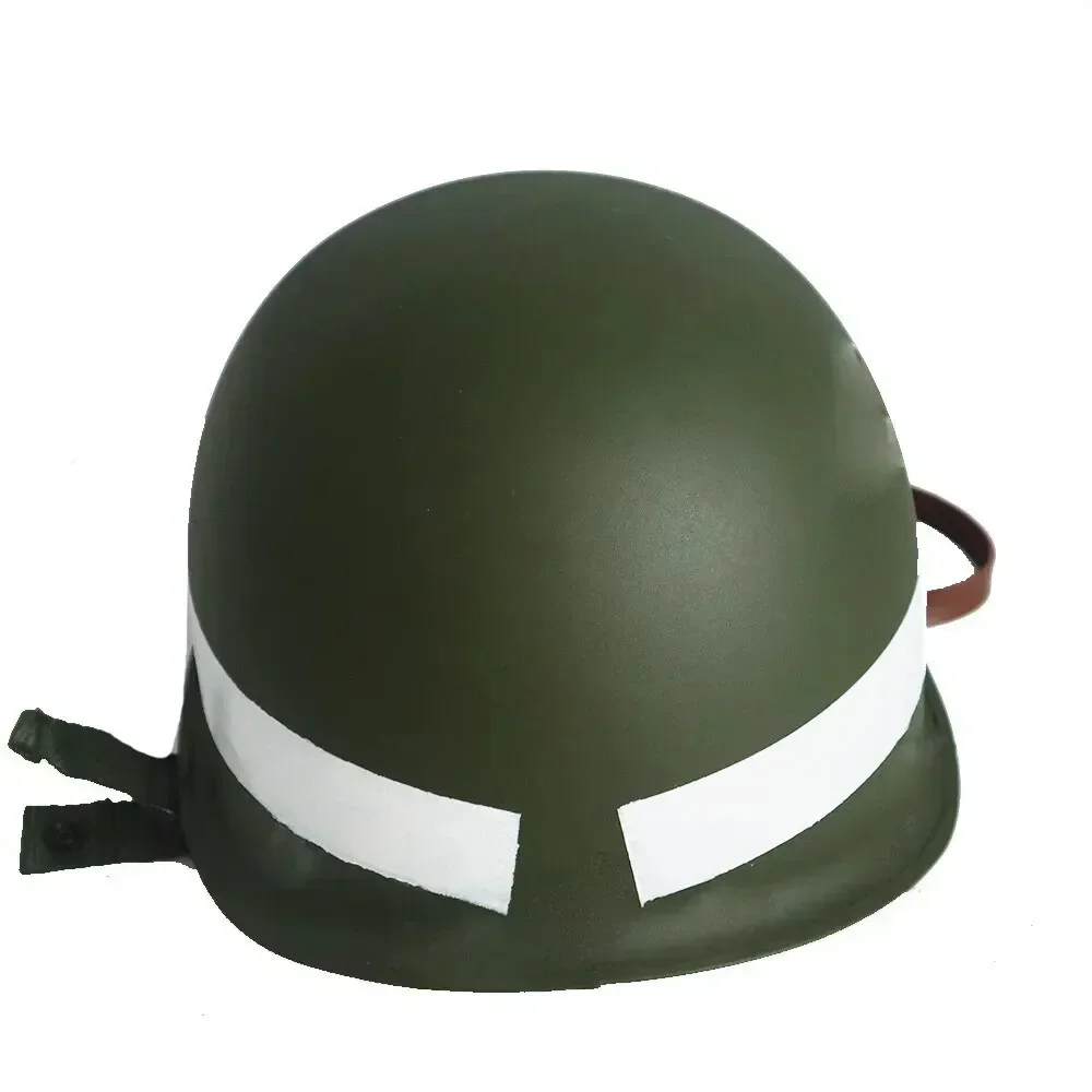 Casco MP Vintage, casco de soldado de Metal, equipo combinado de doble capa más casco acolchado M1 Casque WW2 - imagen 3
