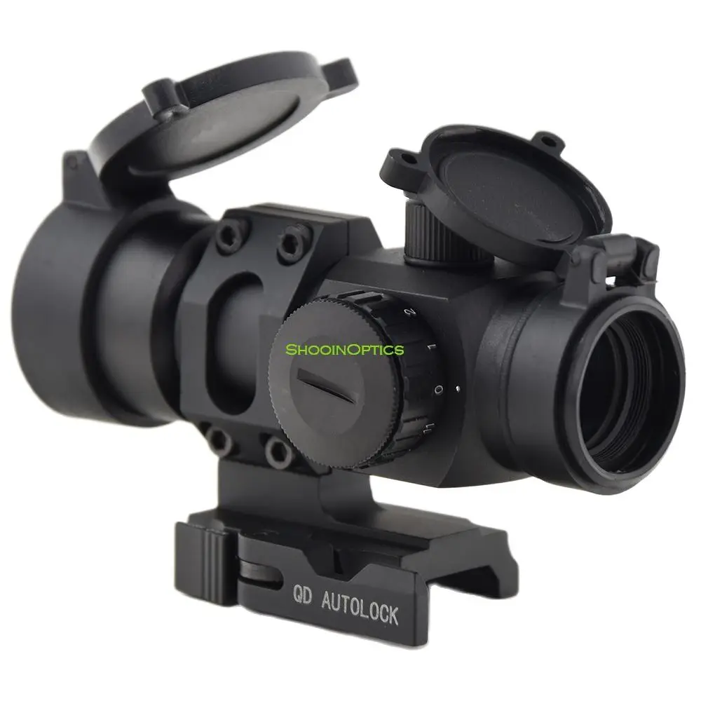 Shooin Optics 1x32 Red Dot Sight Collimation QD 20mm Picatinny Weaver Rail Mount - imagen 5
