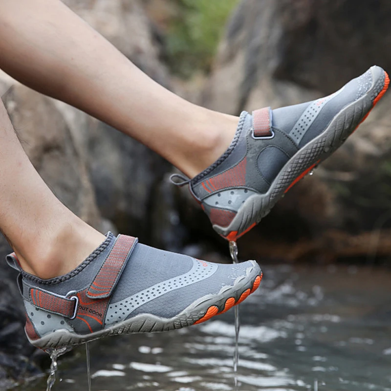 KOWM, zapatos acuáticos de playa para hombre, zapatos acuáticos de secado rápido para nadar, zapatillas para la playa, zapatillas deportivas ligeras para Surf aguas arriba para mujer - imagen 5