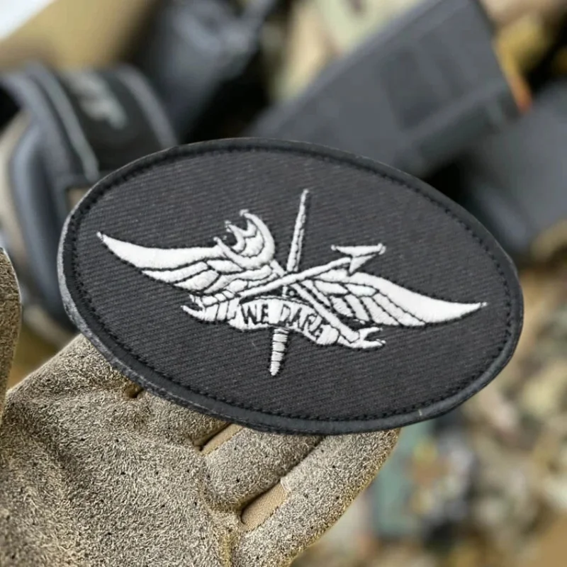 Parche bordado táctico para ropa, insignia de moral, gancho, parches militares, pegatinas para mochila, brazalete - imagen 4