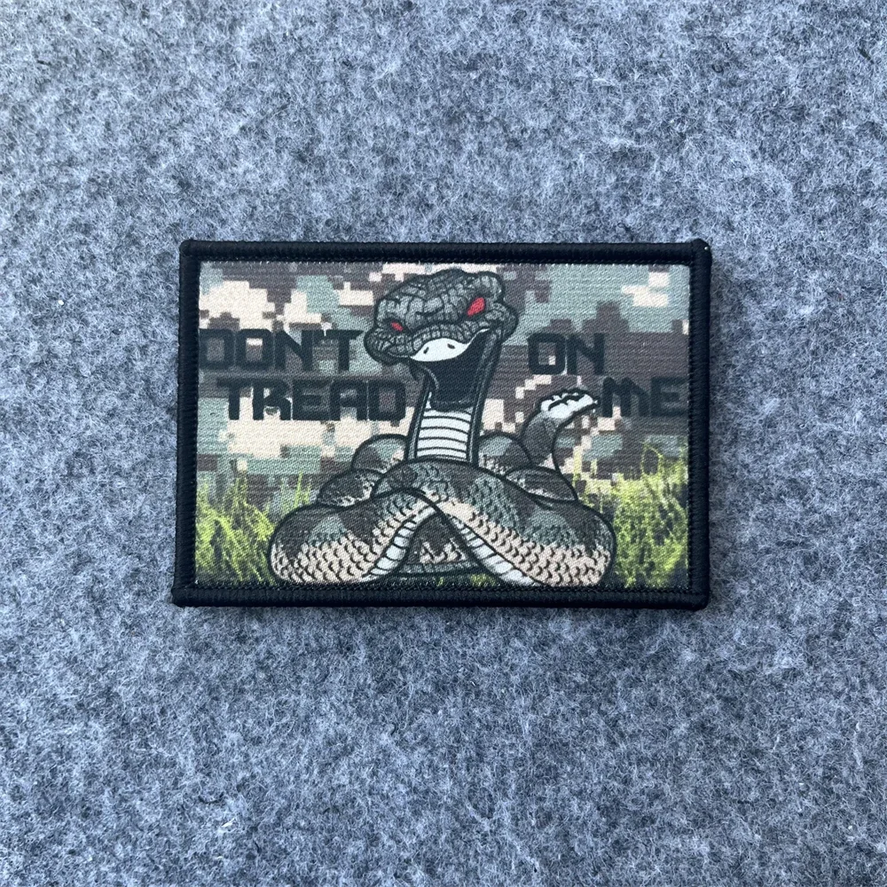 Parche táctico de moral del ejército, brazalete militar, parches de gancho y bucle impresos para ropa, mochila, pegatina decorativa - imagen 5