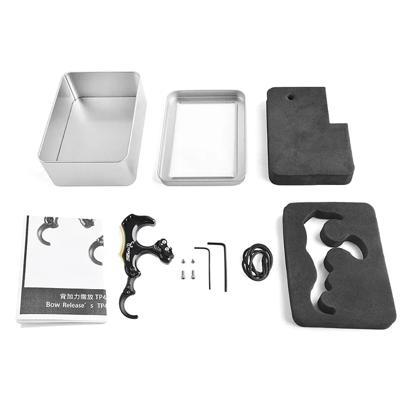 Arco compuesto de tiro con arco, liberación de tensión trasera, agarre para dedo, gatillo para pulgar, 3/4 - imagen 2