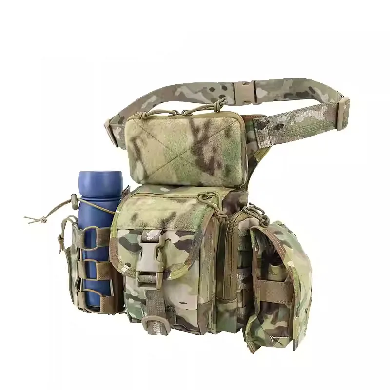 Cartera táctica para hombre, bolsa para cambiar artículos diversos de gran capacidad para exteriores, bolsa para teléfono móvil - imagen 3