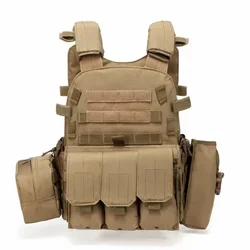 Chaleco táctico MOLLE para entrenamiento CS – Armadura ligera