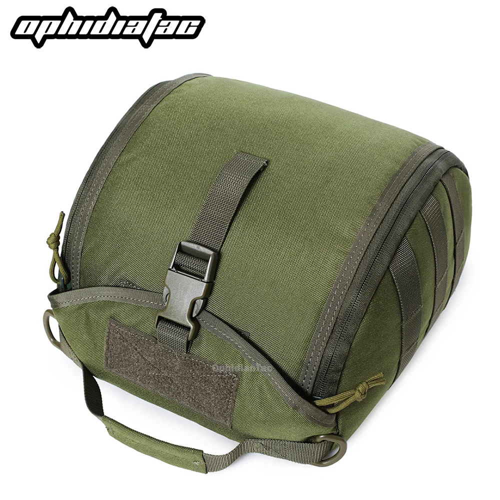 Bolsa para casco OPHIDIAN, funda para casco rápido Airsoft, casco MICH, bolsa portadora antivirus para máscara, almacenamiento al aire libre, bolsa Molle, equipo