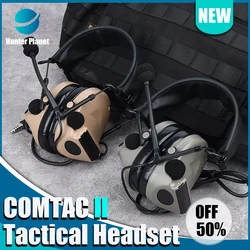 WADSN C2 auriculares tácticos con PTT Kenwood U94 para Airsoft y caza