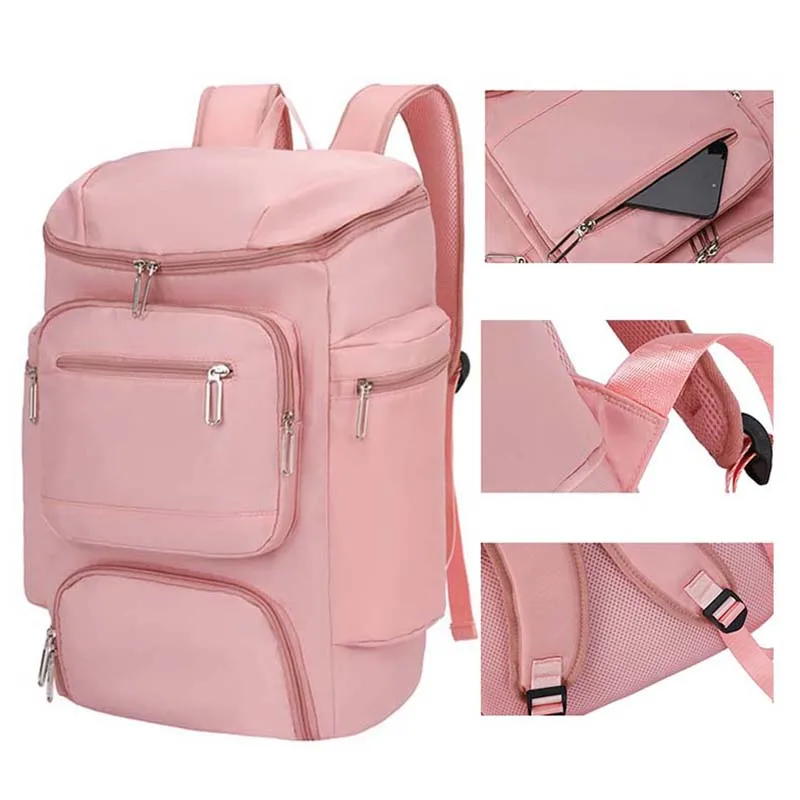 Mochila de escalada con bolsillo para zapatos, bolsa de viaje para deportes al aire libre, Camping, desplazamientos, mochila grande para viaje de negocios de corta distancia - imagen 5