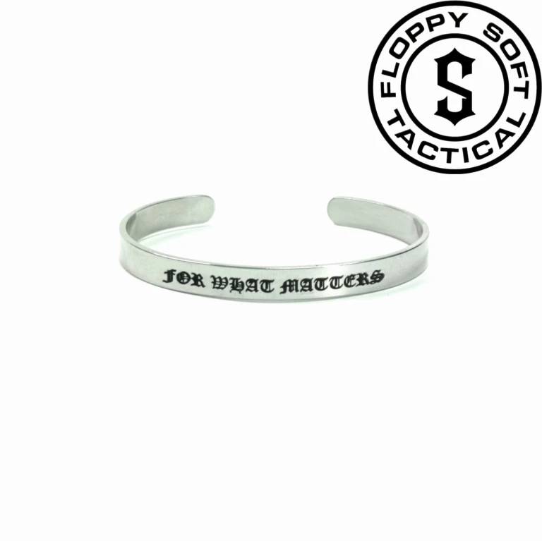 Pulsera de identificación de entrenamiento de tiro de rango táctico para pulseras de acero inoxidable WHAT MATTERS - imagen 4