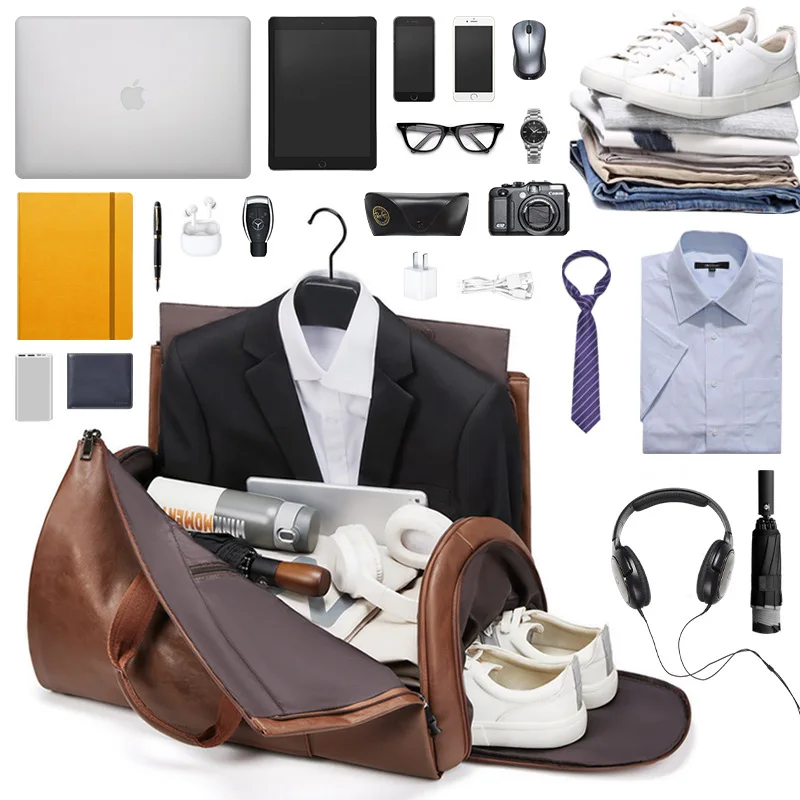 Bolso de mano deportivo impermeable para hombre y mujer, bolsa de almacenamiento de zapatos, bolso de hombro de negocios, bolso cruzado de entrenamiento - imagen 5