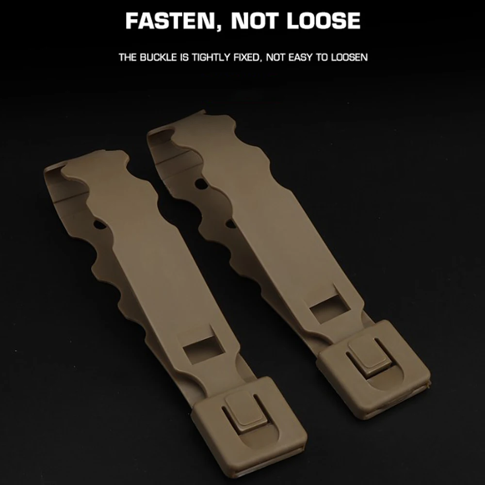 Sistema Molle táctico de 2 piezas, Clips de nailon, hebilla de correa, banda de liberación rápida, cinturones militares de caza, Clips de fijación - imagen 4