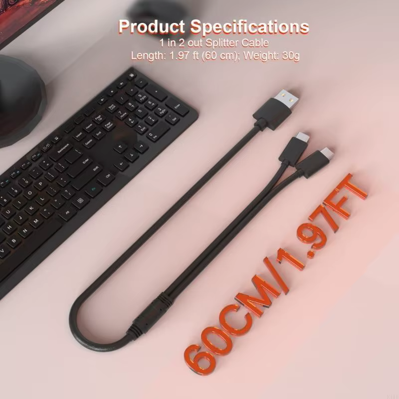Durablility soporte para auriculares con cable de carga - imagen 5