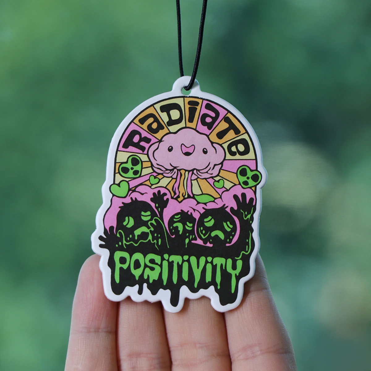 Citas de energía positiva, tabletas de aromaterapia para coche, colgante Interior de coche, ambientador, decoración colgante para espejo retrovisor - imagen 5