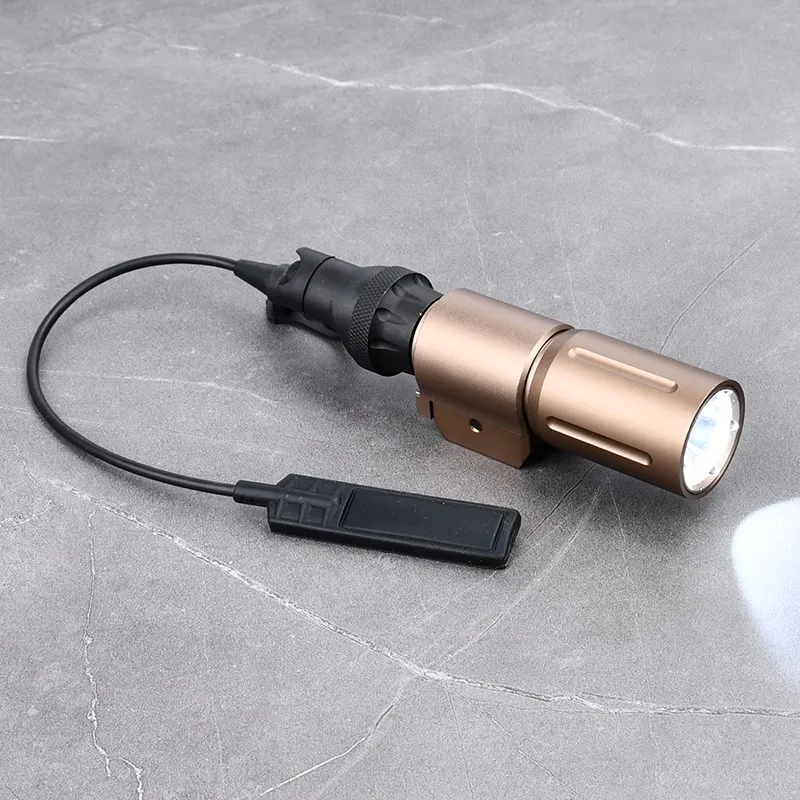 WADSN linterna táctica PDW350 PLHv2, foco de alta potencia de 1000 lúmenes Airsoft con interruptor de presión de doble función para riel de 20MM - imagen 4