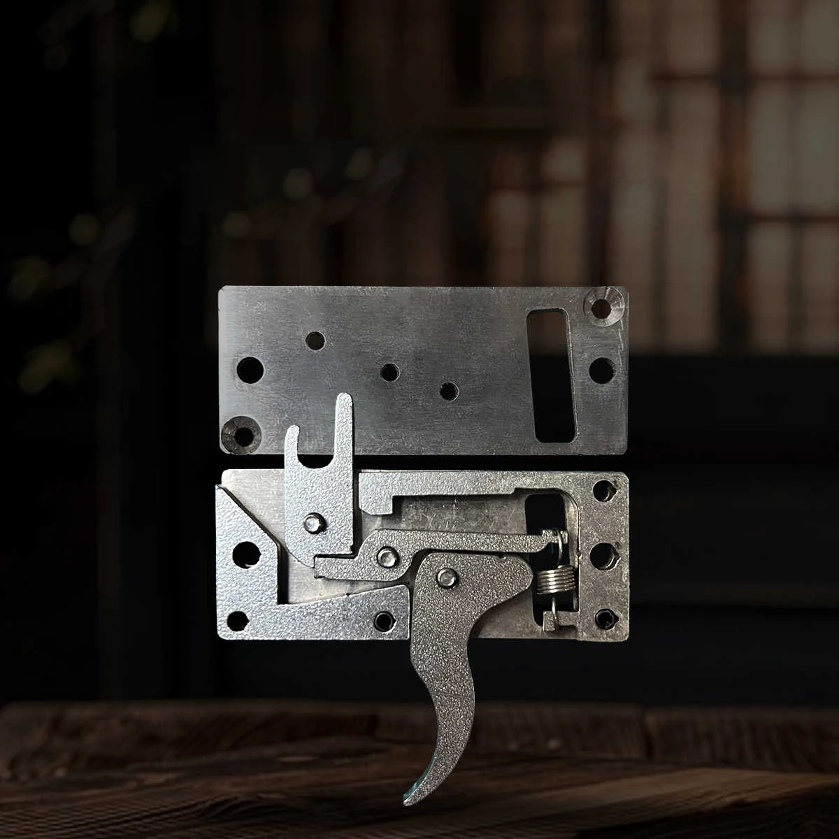 Accesorios de bricolaje Mini ayuda de liberación de metal: bloqueo de gatillo de acero inoxidable y soporte de flecha de tracción hacia adelante - imagen 2